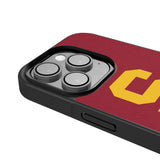University of Southern California Trojans Personalized Stripe Bump Phone Case for Apple iPhone