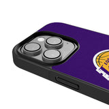 Los Angeles Lakers Personalized Stripe Bump Phone Case for Apple iPhone