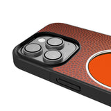 Cleveland Browns Personalized Football Bump Phone Case for Apple iPhone