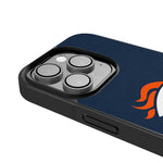Denver Broncos Personalized Stripe Bump Phone Case for Apple iPhone