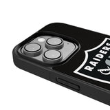 Las Vegas Raiders Personalized Stripe Bump Phone Case for Apple iPhone