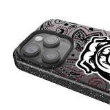 University of Georgia Bulldogs Uga Paisley Bling Phone Case for Apple iPhone