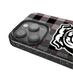University of Georgia Bulldogs Uga Plaid Bling Phone Case for Apple iPhone