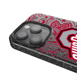 Ohio State University Buckeyes Paisley Bling Phone Case