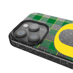 University of Oregon Ducks Plaid Bling Phone Case