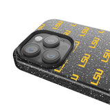 Louisiana State University Tigers Fashion Pattern Bling Phone Case for Apple iPhone