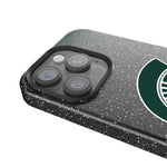 Michigan State University Spartans Linen Bling Phone Case for Apple iPhone