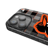 Baltimore Orioles Plaid Bling Phone Case-2