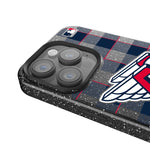 Cleveland Guardians Plaid Bling Phone Case-2