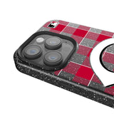 Cincinnati Reds Plaid Bling Phone Case-2