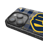 Milwaukee Brewers Plaid Bling Phone Case