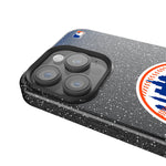 New York Mets Linen Bling Phone Case for Apple iPhone-3