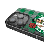 Boston Celtics Plaid Bling Phone Case-2