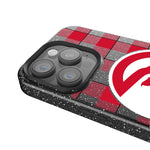 Atlanta Hawks Plaid Bling Phone Case-2