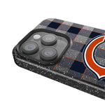 Chicago Bears Plaid Bling Phone Case-2