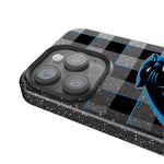Carolina Panthers Plaid Bling Phone Case