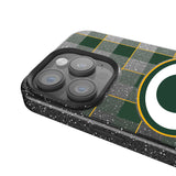 Green Bay Packers Plaid Bling Phone Case