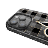 New Orleans Saints Plaid Bling Phone Case