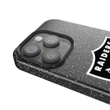 Las Vegas Raiders Linen Bling Phone Case for Apple iPhone