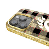University of Cincinnati Bearcats Plaid Bling Phone Case