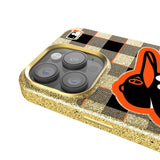 Baltimore Orioles Plaid Bling Phone Case-2