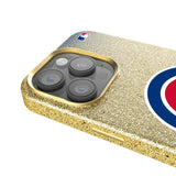 Chicago Cubs Linen Bling Phone Case for Apple iPhone