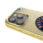 Houston Astros Linen Bling Phone Case for Apple iPhone