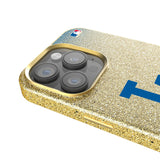 LA Dodgers Linen Bling Phone Case for Apple iPhone