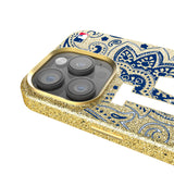 LA Dodgers Paisley Bling Phone Case for Apple iPhone