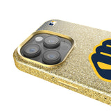 Milwaukee Brewers Linen Bling Phone Case for Apple iPhone