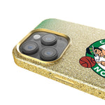 Boston Celtics Linen Bling Phone Case for Apple iPhone
