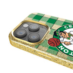 Boston Celtics Plaid Bling Phone Case-2