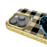 Carolina Panthers Plaid Bling Phone Case-2