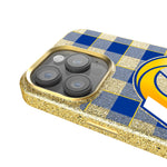 Los Angeles Rams Plaid Bling Phone Case