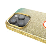 Miami Dolphins Linen Bling Phone Case for Apple iPhone