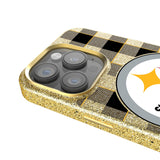 Pittsburgh Steelers Plaid Bling Phone Case