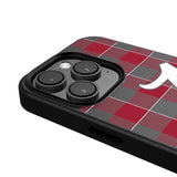 University of Alabama Crimson Tide Script A Plaid MagSafe Compatible Phone Case for Apple iPhone
