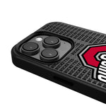 Ohio State University Buckeyes Text Backdrop MagSafe Compatible Phone Case for Apple iPhone