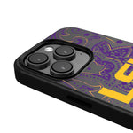 Louisiana State University Tigers Paisley MagSafe Compatible Phone Case for Apple iPhone
