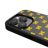 University of Michigan Wolverines Fashion Pattern MagSafe Compatible Phone Case for Apple iPhone-3