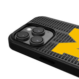 University of Michigan Wolverines Text Backdrop MagSafe Compatible Phone Case for Apple iPhone
