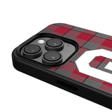 University of Oklahoma Sooners Plaid MagSafe Compatible Phone Case for Apple iPhone