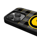 University of Iowa Hawkeyes Plaid MagSafe Compatible Phone Case for Apple iPhone