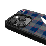 Atlanta Braves Plaid MagSafe Compatible Phone Case for Apple iPhone