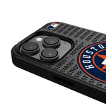Houston Astros Text Backdrop MagSafe Compatible Phone Case for Apple iPhone