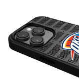 Oklahoma City Thunder Text Backdrop MagSafe Compatible Phone Case for Apple iPhone