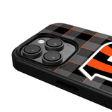 Cincinnati Bengals Plaid MagSafe Compatible Phone Case for Apple iPhone
