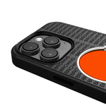 Cleveland Browns Text Backdrop MagSafe Compatible Phone Case for Apple iPhone