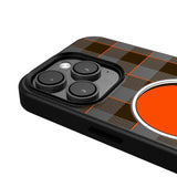 Cleveland Browns Plaid MagSafe Compatible Phone Case for Apple iPhone