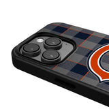 Chicago Bears Plaid Magnetic Phone Case-4